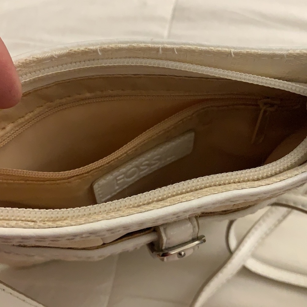 Fossil Multicolor Signature Jacquard Canvas & Lea… - image 4